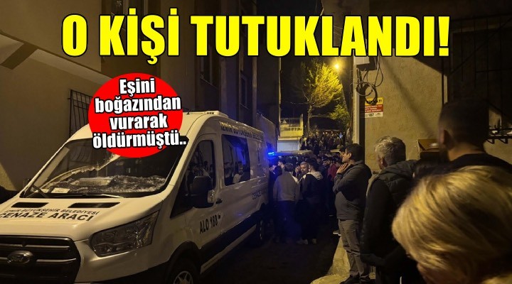 Eşini boğazından vurarak öldürmüştü.. Tutuklandı!