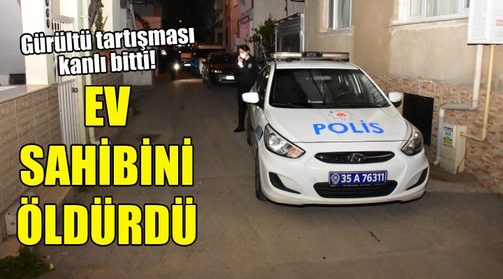 Ev sahibini öldürdü!