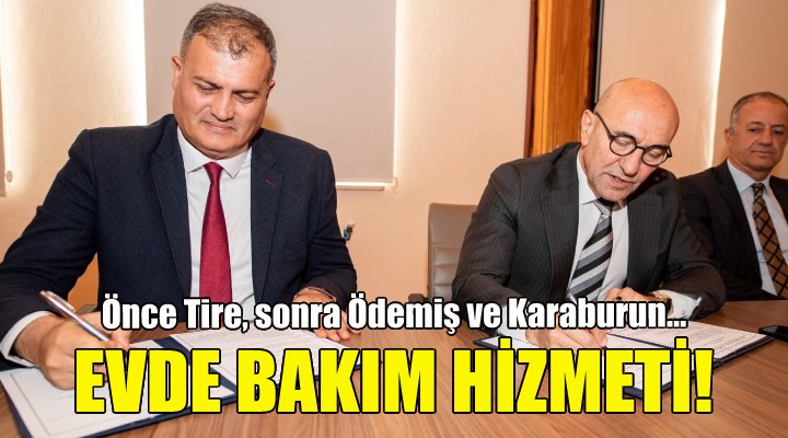 Evde bakım hizmeti Tire de!