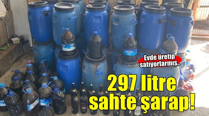 Evde sahte şarap üretip satıyorlardı: 2 gözaltı