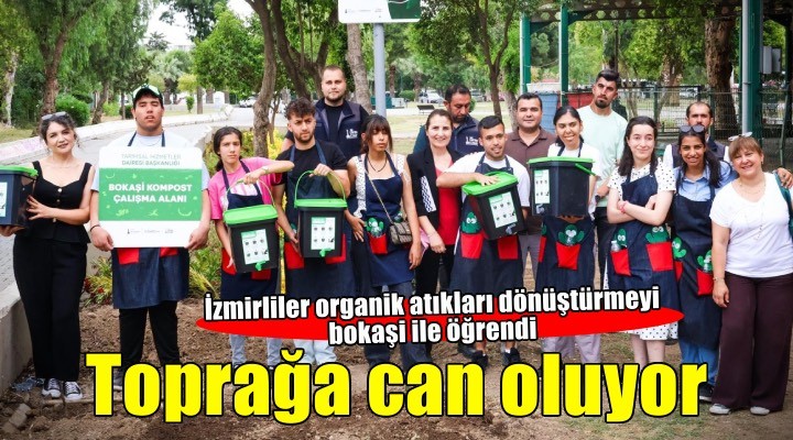 Evdeki atıklar toprağa can oluyor