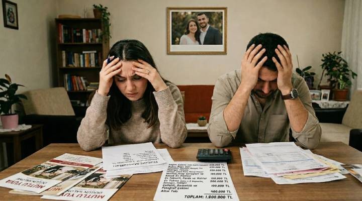 Evlilik, borç gerçeğine çarptı: Masraf 2 milyon liraya dayandı!