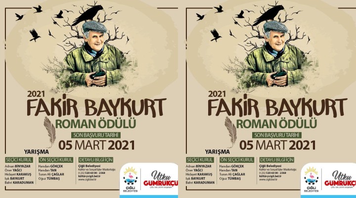 Fakir Baykurt Roman Ödülü için başvurular sürüyor