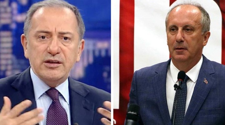 Fatih Altaylı dan Muharrem İnce ye: Siz anca çakması olursunuz!