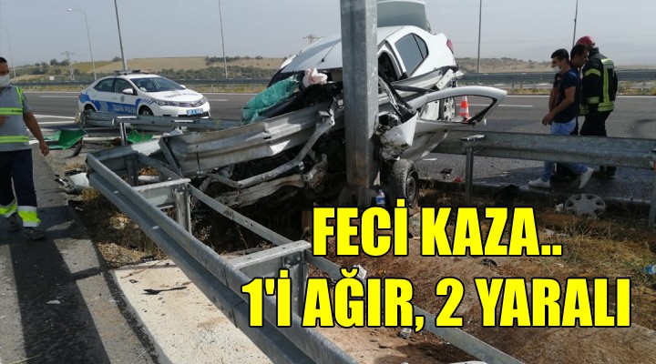 Feci kaza... 1 i ağır 2 yaralı