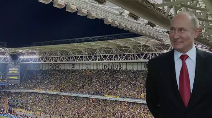 Fenerbahçe tribünlerinden Putin tezahüratı!