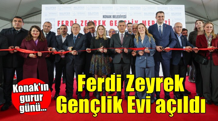 Ferdi Zeyrek Gençlik Evi İzmir’in gençlerine kapılarını açtı