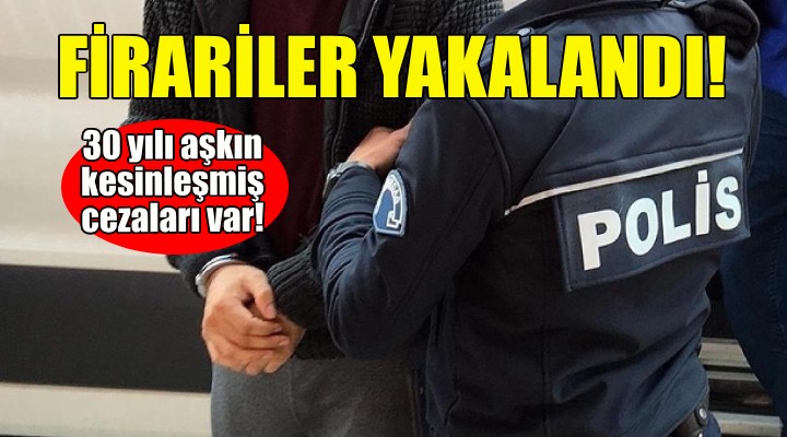 Firari hükümlüler İzmir de yakalandı!