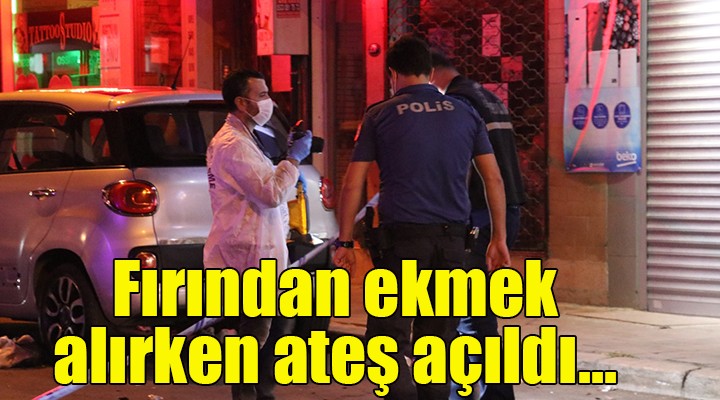 Fırından ekmek alırken ateş açıldı: 1 yaralı