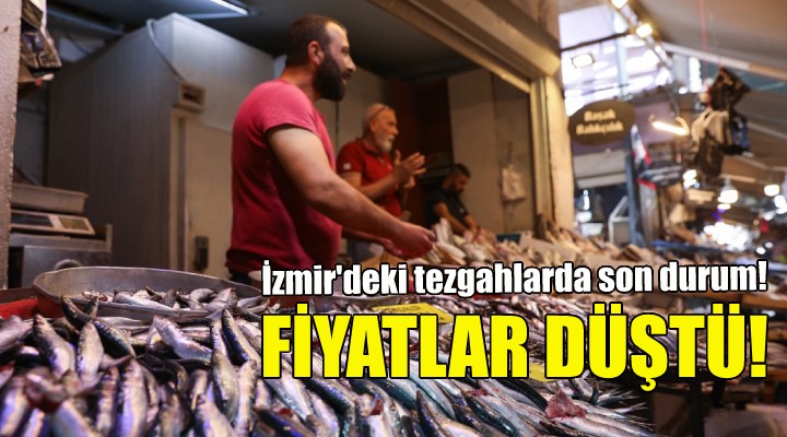Fiyatlar düştü... İzmir deki tezgahlarda son durum!