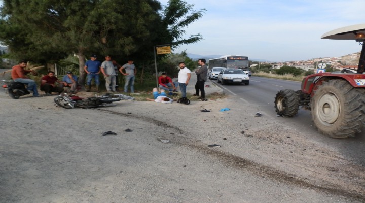 Foça da feci kaza: 1 i ağır 2 yaralı