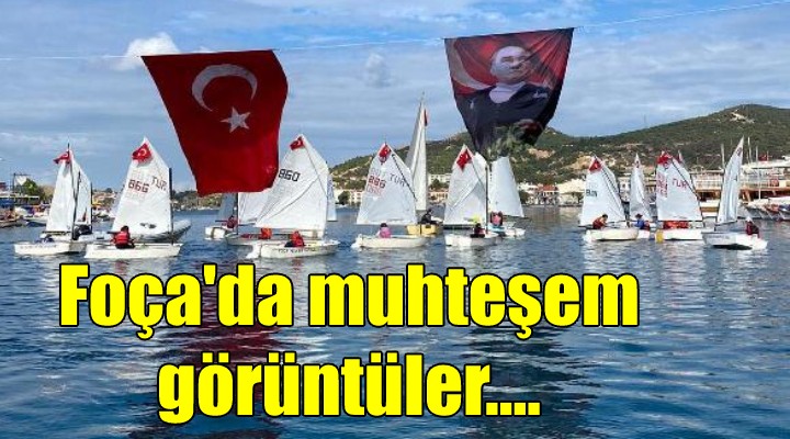 Foça da muhteşem görüntüler!