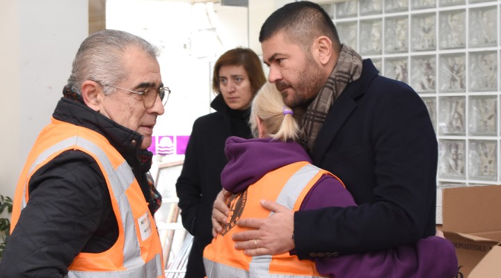 Foça da yardım kampanyası sürüyor