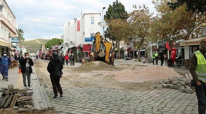 Foça ya arnavut kaldırımı uyarısı!