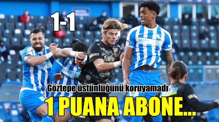 GÖZTEPE 1 PUANA ABONE!