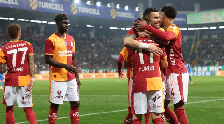 Galatasaray Rize de rahat kazandı