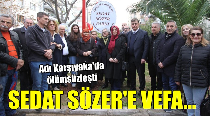 Gazeteci Sedat Sözer in adı ölümsüzleşti...