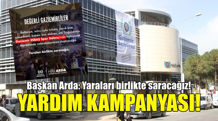 Gaziemir Belediyesi’nden yardım kampanyası!