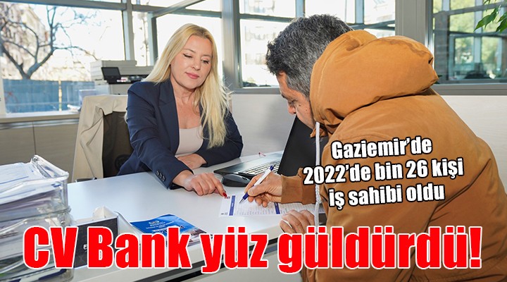 Gaziemir CV Bank, 2022’de bin 26 kişiyi iş sahibi yaptı