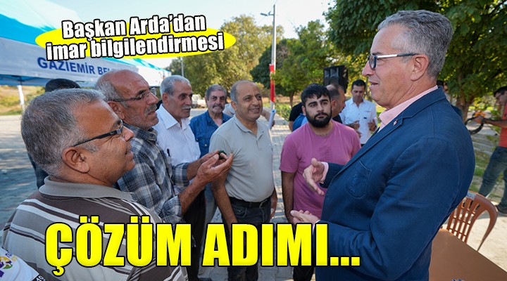 Gaziemir Dokuz Eylül Mahallesi’nin imar sorununda çözüm adımı...