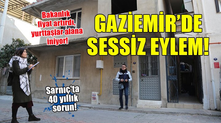 Gaziemir Sarnıç ta sessiz eylem!