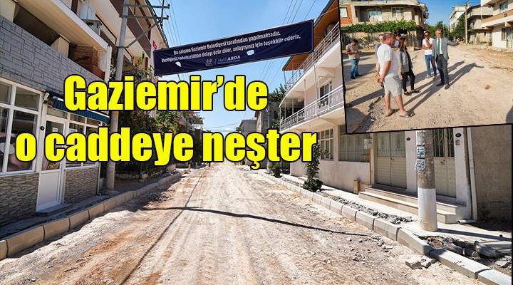 Gaziemir Vatan Caddesi yenileniyor