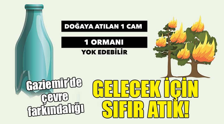 Gaziemir de çevre farkındalığı... Gelecek için sıfır atık!