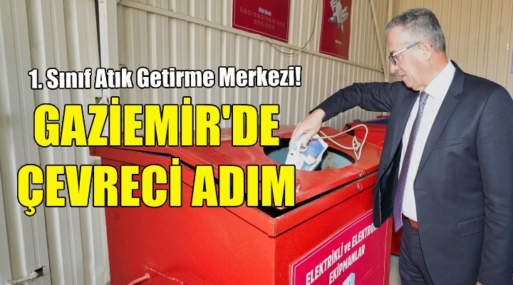 Gaziemir de çevreci adım!