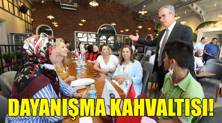 Gaziemir de dayanışma kahvaltısı!