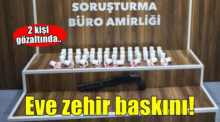 İzmir'de uyuşturucu operasyonu... 2 kişi gözaltına alındı!