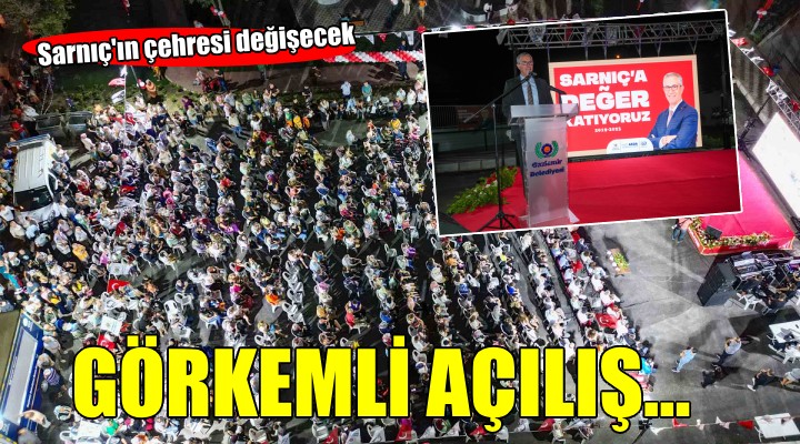 Gaziemir de görkemli açılış... Sarnıç ın çehresi değişecek!