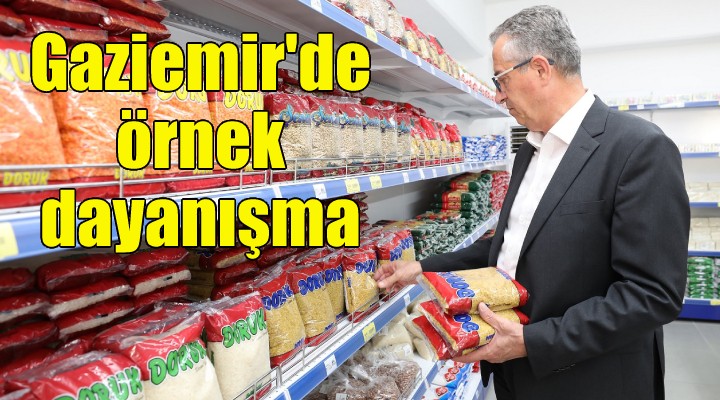 Gaziemir de örnek dayanışma!