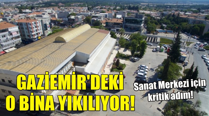 Gaziemir deki o bina yıkılıyor!