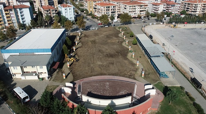 Gaziemir in festival alanı yenileniyor