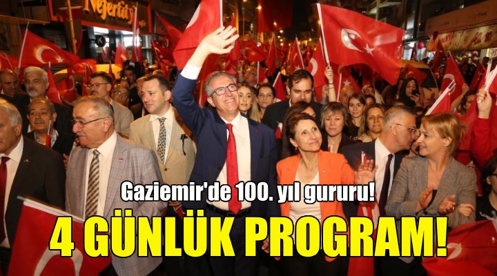 Gaziemir’de 100. yıl gururu!