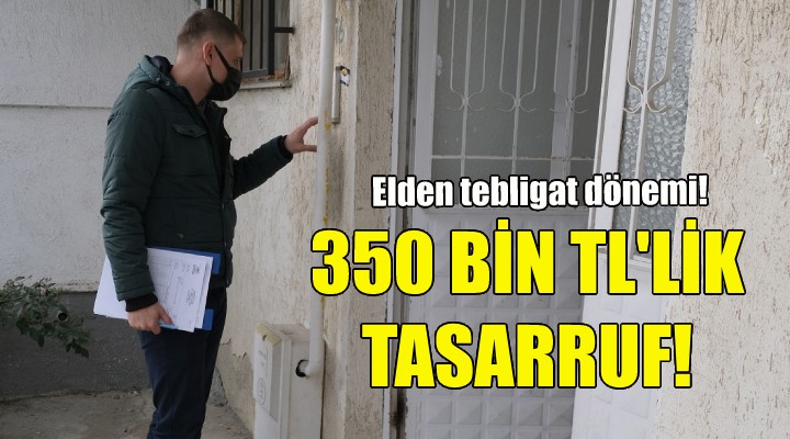 Gaziemir’de 350 bin TL lik tasarruf!