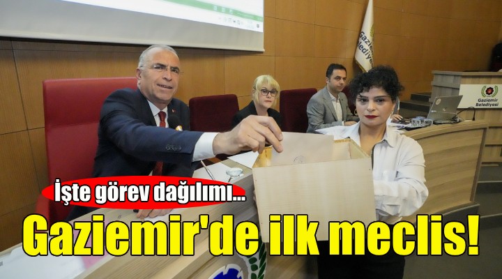 Gaziemir’de Ünal Işık yönetiminde ilk meclis!