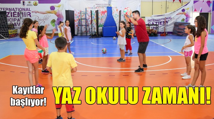 Gaziemir’de Yaz Okulu zamanı!