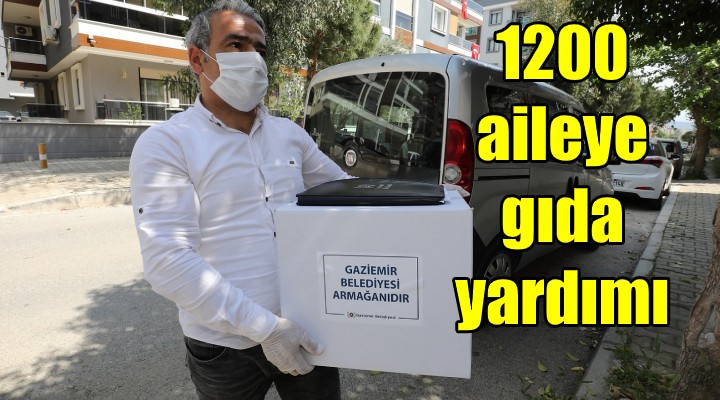 Gaziemir’de bin 200 aileye gıda yardımı