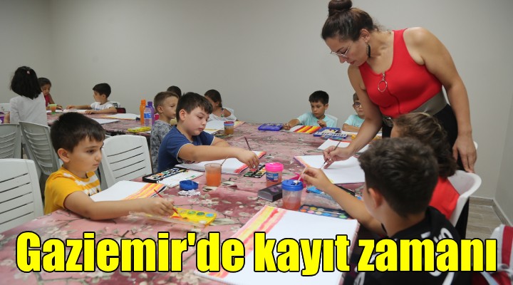 Gaziemir’de kültür, sanat ve spor kurslarına kayıtlar başladı