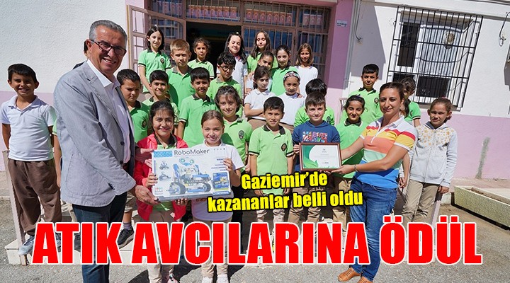 Gaziemir’in atık avcıları ödüllerini aldı