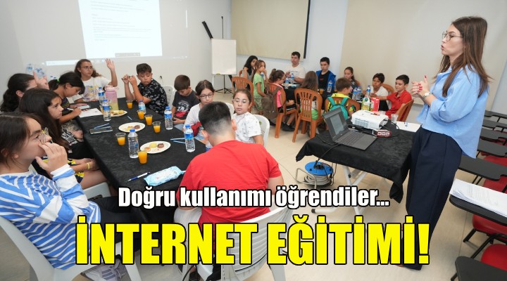 Gaziemirli çocuklar interneti doğru kullanmayı öğrendiler!