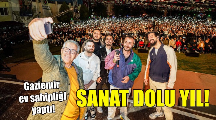 Gaziemirliler sanat dolu bir yıl yaşadı!