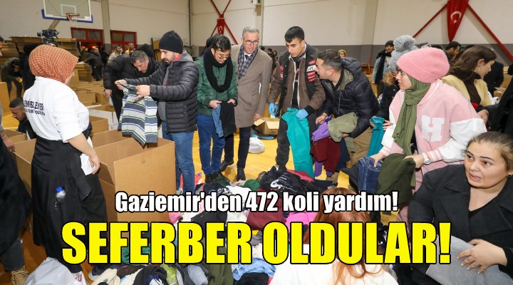 Gaziemirliler seferber oldu!