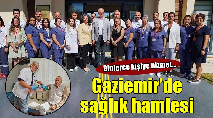 Gaziemirlilerin sağlığı belediyeye emanet!