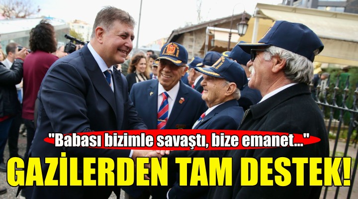 Gazilerden Cemil Tugay a tam destek!