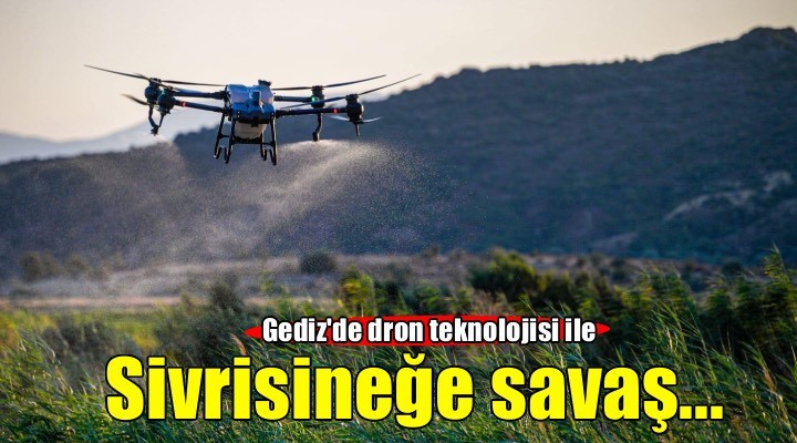 Gediz’de sivrisineğe savaş, doğaya kalkan