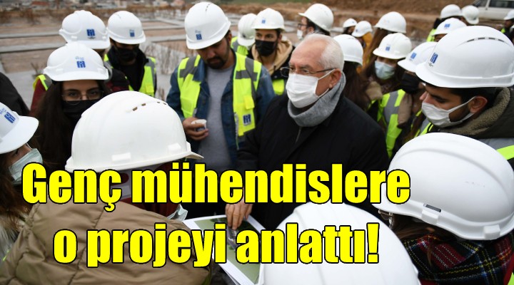 Genç mühendis adayları, Başkan Selvitopu ile birlikte o projeyi inceledi!