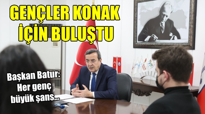 Gençler Konak için buluştu....