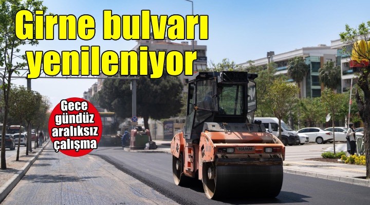 Girne Bulvarı yenileniyor